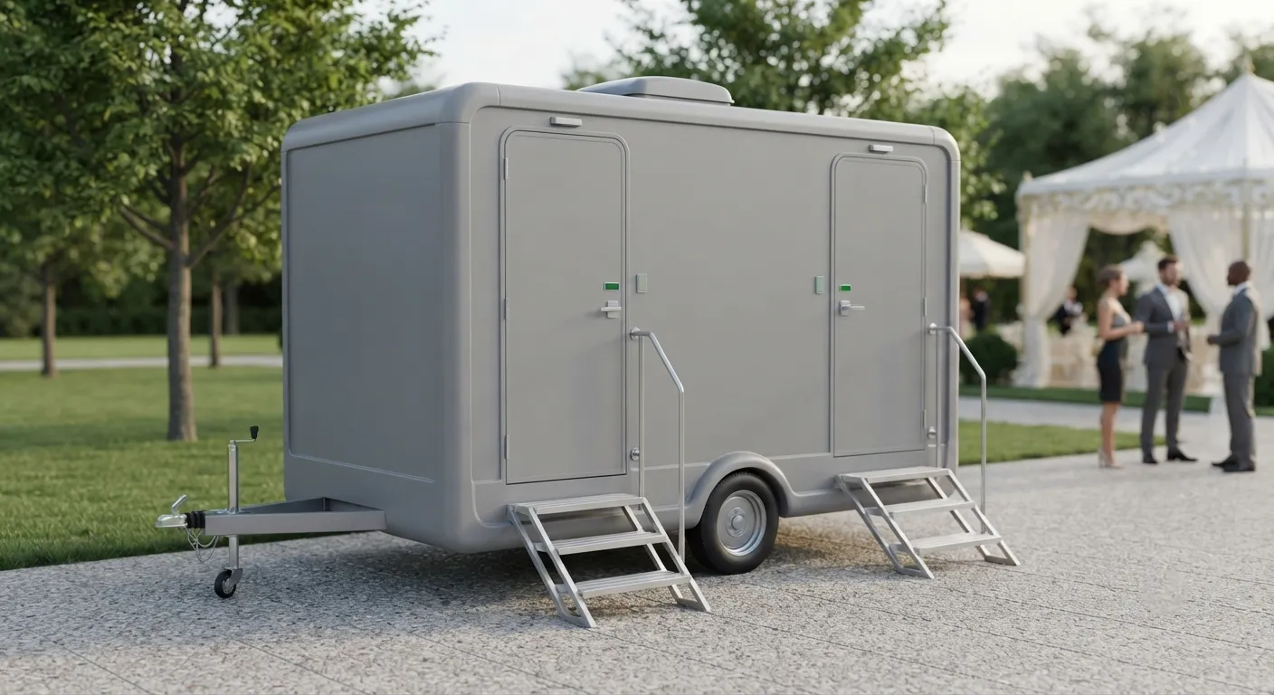 2 Stall Restroom Trailer in Carmichael, CA