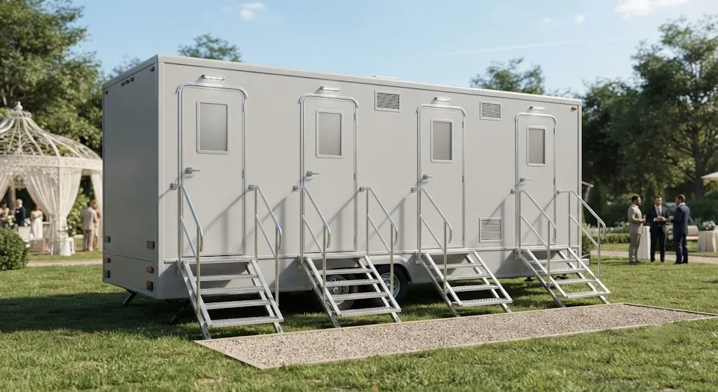4 Stall Restroom Trailer in Carmichael, CA