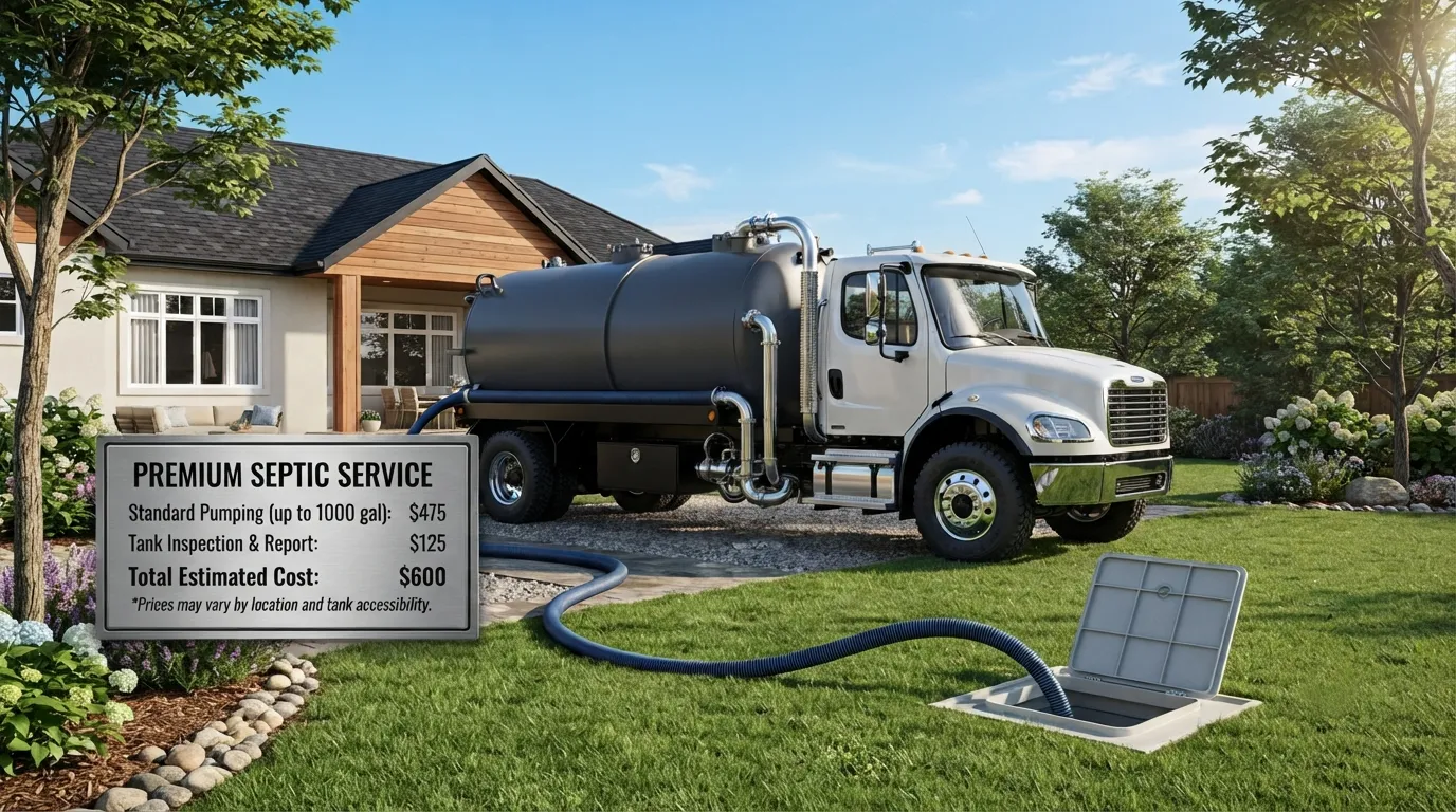 Septic Tank Pumping Cost in Carmichael, CA